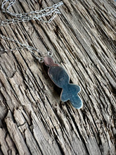 Load image into Gallery viewer, White Water and Honey Dahlia Turquoise Necklace