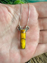 Load image into Gallery viewer, Honey Dahlia Turquoise Bar Necklace