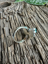Load image into Gallery viewer, Kingman Turquoise Hearts Half Cluster Ring
